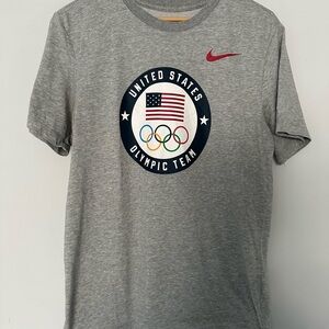 Nike Gray USA Olympic Team T-Shirt